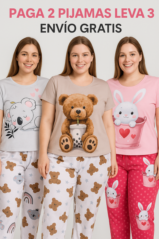 PIJAMAS PLUS SIZE